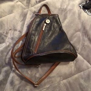 Black and Brown Mini back pack